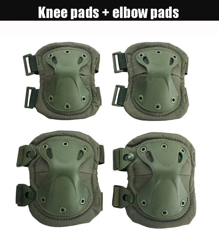 Unisex Camo Knee & Elbow Pads — Impact Protection Set