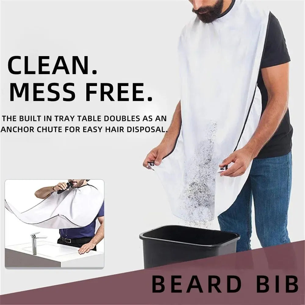 Beard Catcher Apron – Mantieni il Bagno Pulito Durante la Rasatura