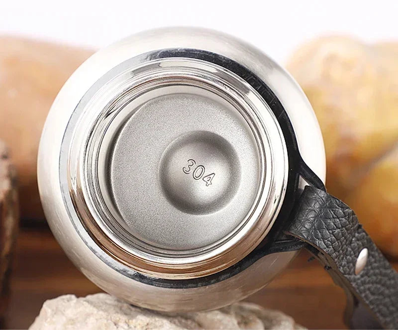 Portable Stainless Steel Thermos Bottle — Large Capacity Vacuum Flask