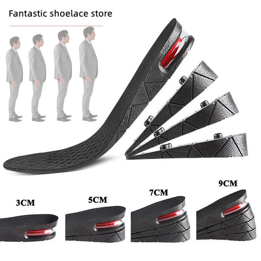 Invisible Height Increase Insoles – Adjustable Air-Cushion Heel Lift (Trim-to-Fit)
