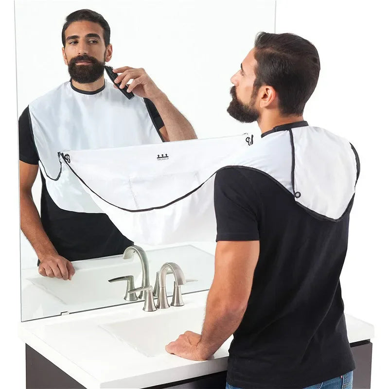 Beard Catcher Apron – Mantieni il Bagno Pulito Durante la Rasatura