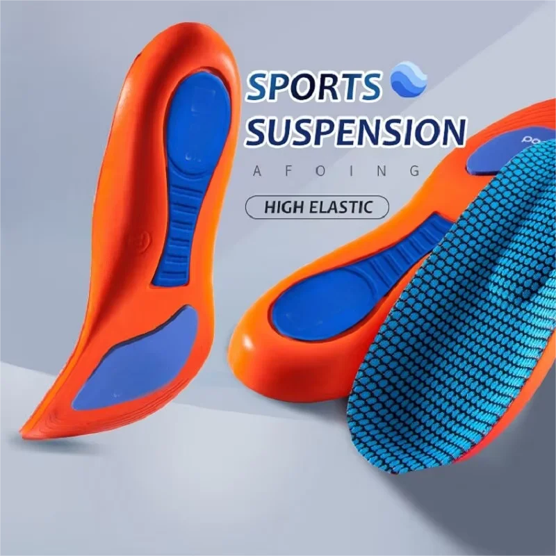 Sport Orthopedic Insoles EVA – Shock Absorbing, Arch Support, Breathable for Men