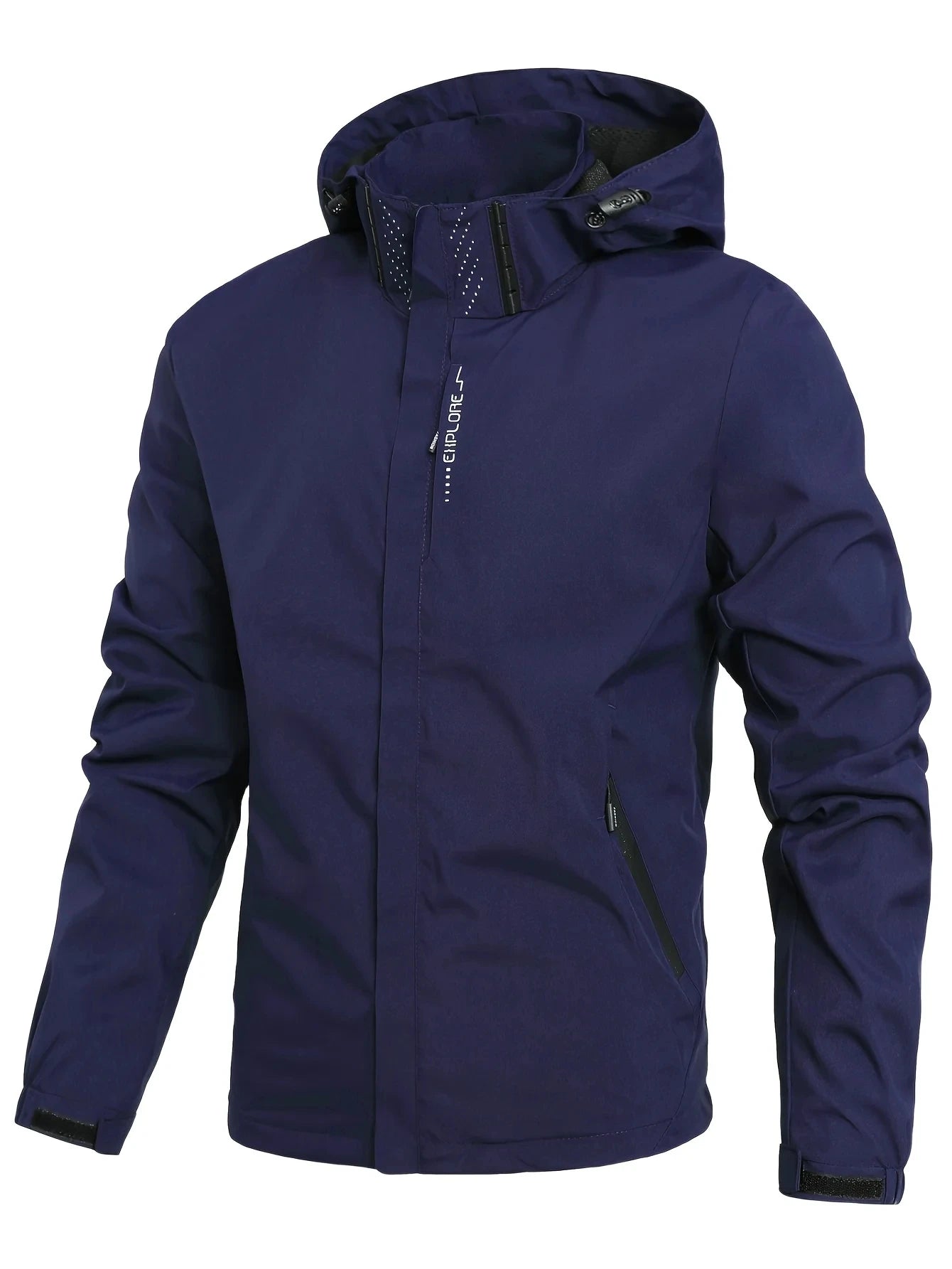 Men’s Lightweight Waterproof Hooded Rain Jacket