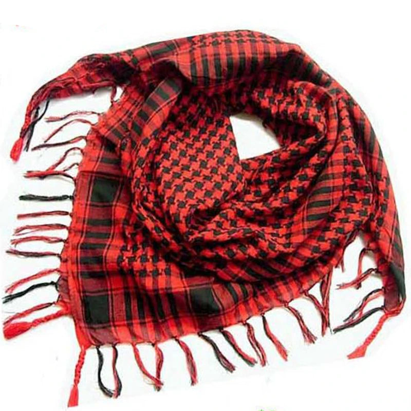 Lightweight Tactical Scarf — Unisex Arab Plaid Head Scarf