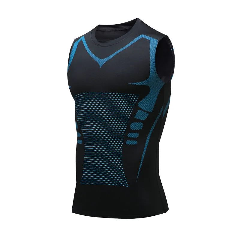 Men’s Quick-Dry Sleeveless Training Tank – “Ice Silk” Cool-Touch