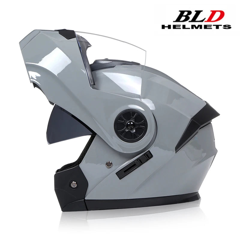 Modular Dual-Visor Motorcycle Helmet – Flip-Up Full Face (Unisex)