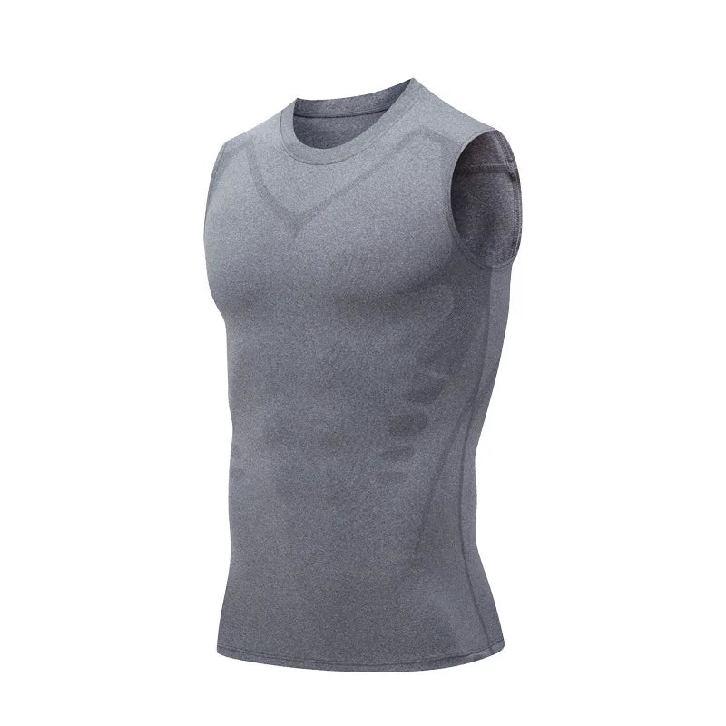 Men’s Quick-Dry Sleeveless Training Tank – “Ice Silk” Cool-Touch