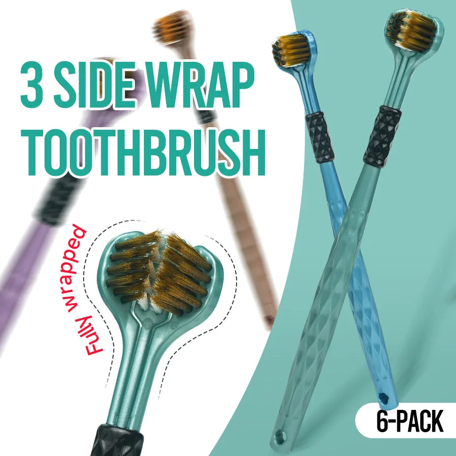 x3D Manual Toothbrush (U-Shape) – Ultra-Soft Silicone Full-Mouth Brush