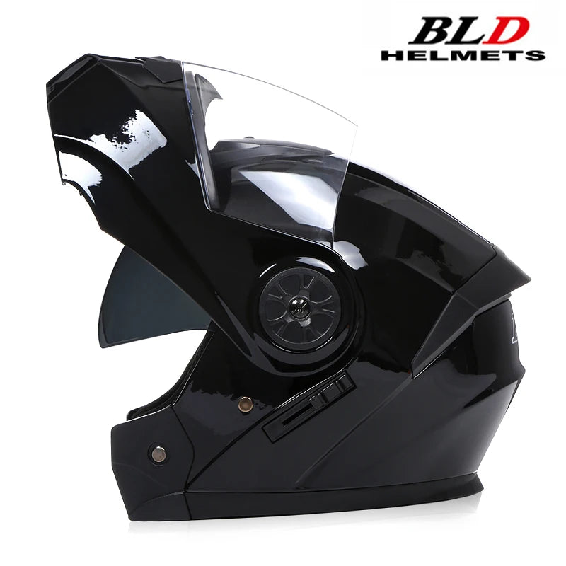 Modular Dual-Visor Motorcycle Helmet – Flip-Up Full Face (Unisex)