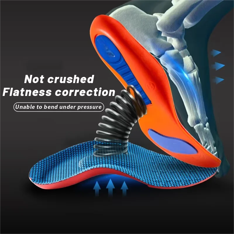 Sport Orthopedic Insoles EVA – Shock Absorbing, Arch Support, Breathable for Men
