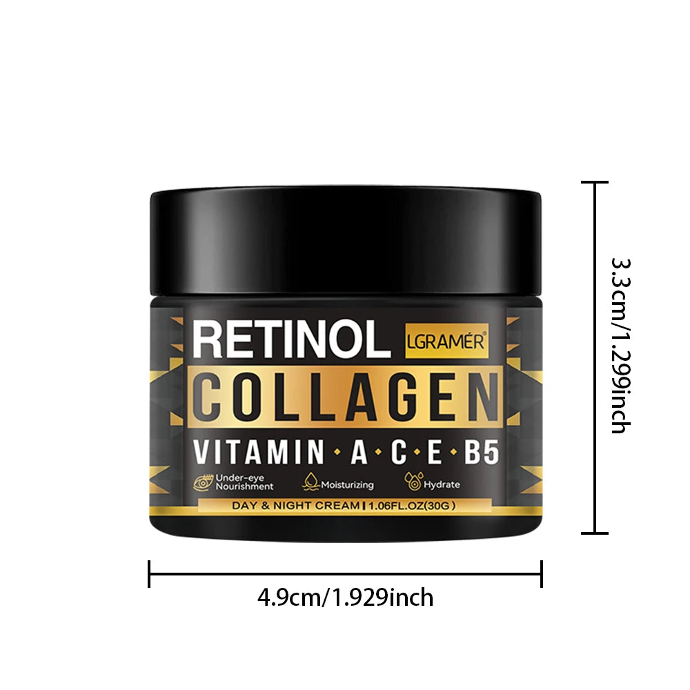 Men's Retinol & Collagen Face Cream – Anti-Wrinkle, Firming & Hydrating Skincare