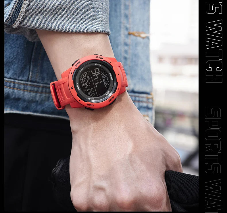 SMAEL 8105 Digital Sports Watch — Waterproof 50 m