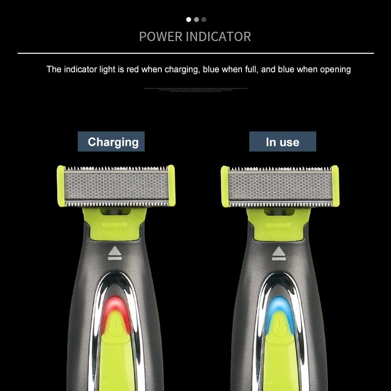 MLG Portable Electric Trimmer (T-Blade) – USB Rechargeable, Washable Head