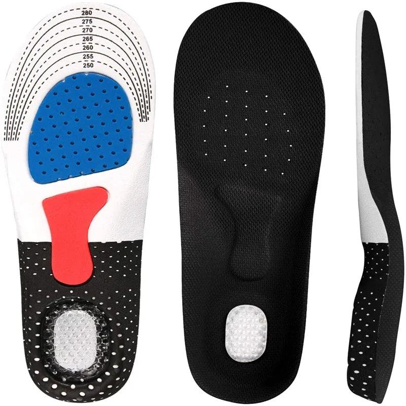 Orthopedic Memory Foam & Gel Insoles – Arch Support Pads for Men