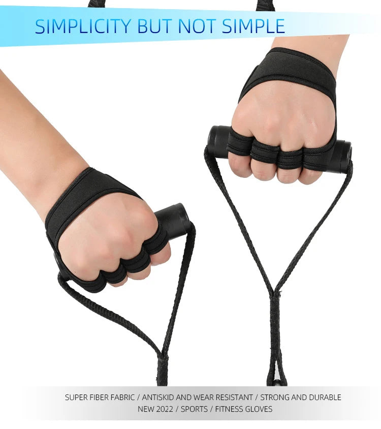 Gym Gloves with Wrist Support – Shock-Absorbing Grip