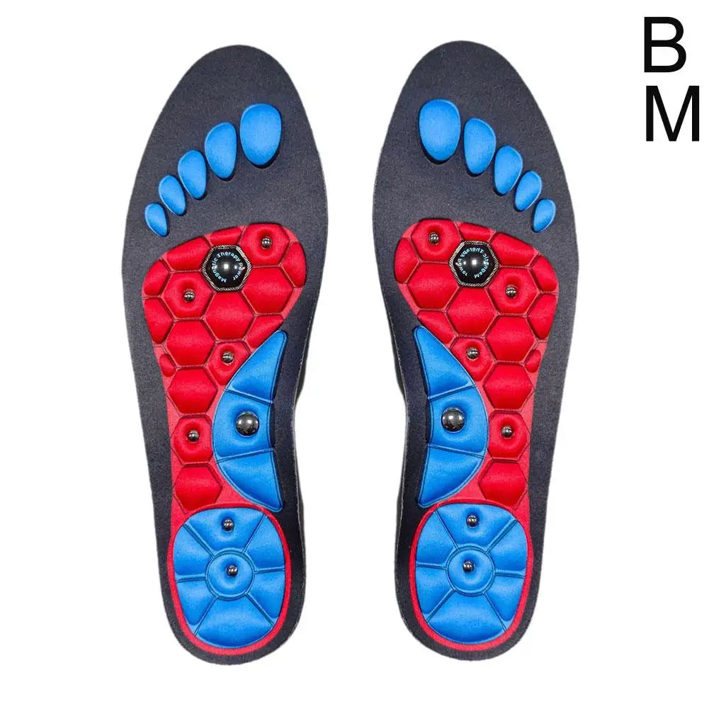 High-End Acupressure Foot Insoles — Orthopedic Gel Magnetic Inserts