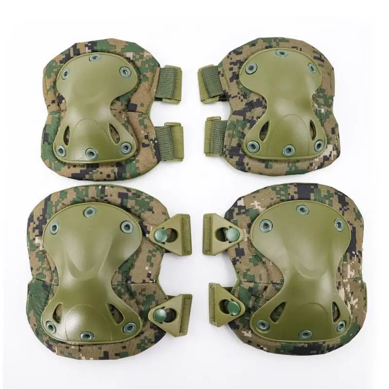 Unisex Camo Knee & Elbow Pads — Impact Protection Set