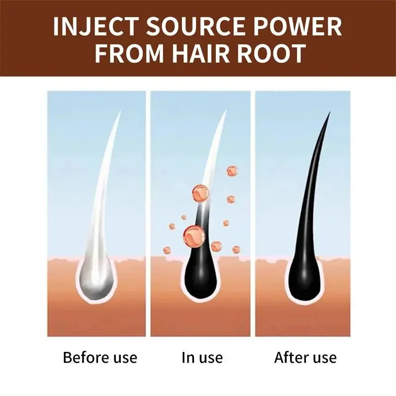 Gray-to-Black Hair Treatment Serum & Shampoo Bar