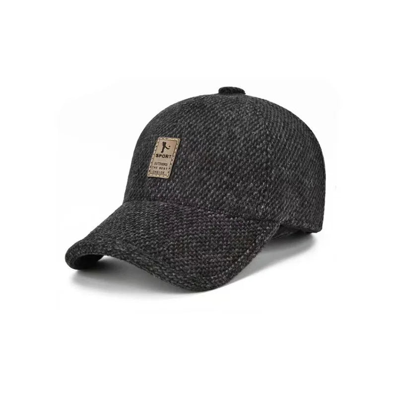 Classic Cotton Dad Cap – Wind-Resistant Lined Baseball Hat (Men)