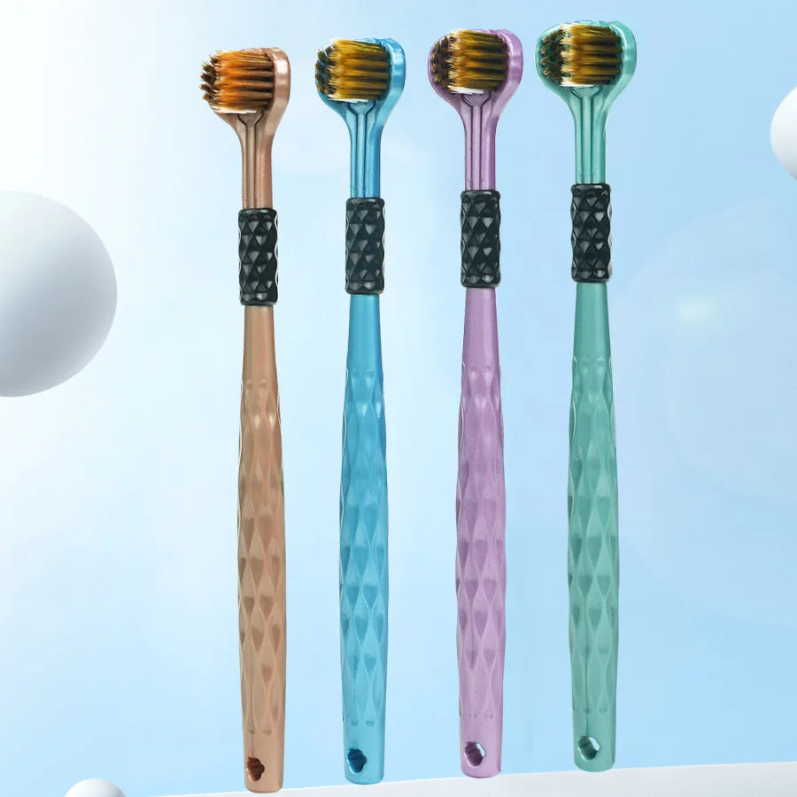 x3D Manual Toothbrush (U-Shape) – Ultra-Soft Silicone Full-Mouth Brush
