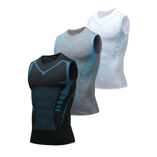 Men’s Quick-Dry Sleeveless Training Tank – “Ice Silk” Cool-Touch