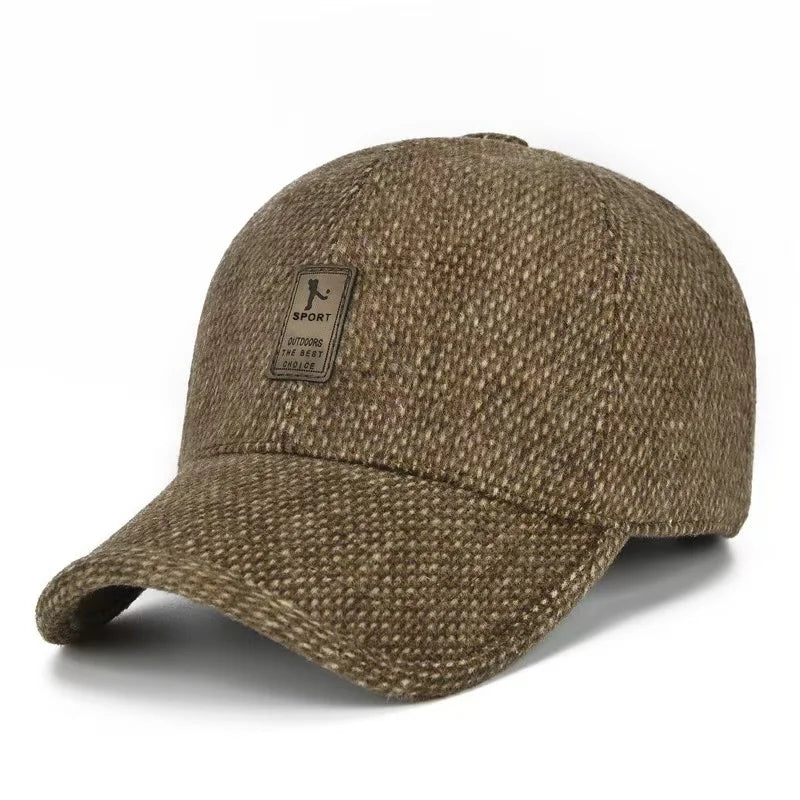 Classic Cotton Dad Cap – Wind-Resistant Lined Baseball Hat (Men)