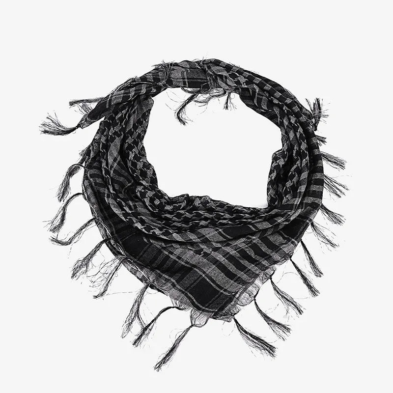 Lightweight Tactical Scarf — Unisex Arab Plaid Head Scarf