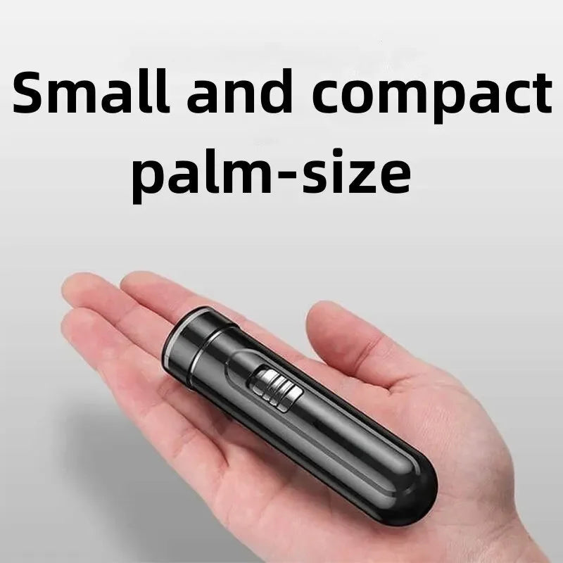 Compact USB Rechargeable Electric Razor – Wet & Dry, One-Button