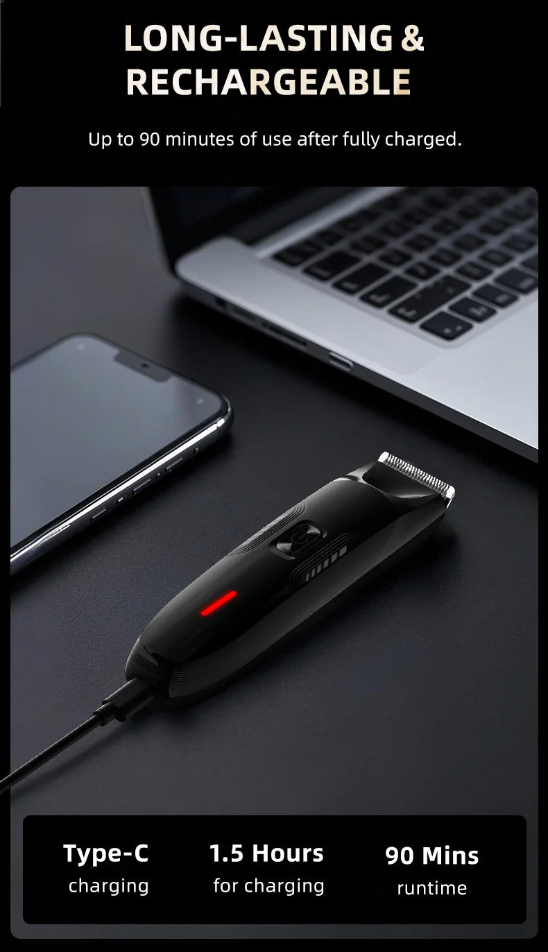 ENCHEN Spark 3 Hair Clippers & Beard Trimmer – Mini Adjustable, USB Rechargeable
