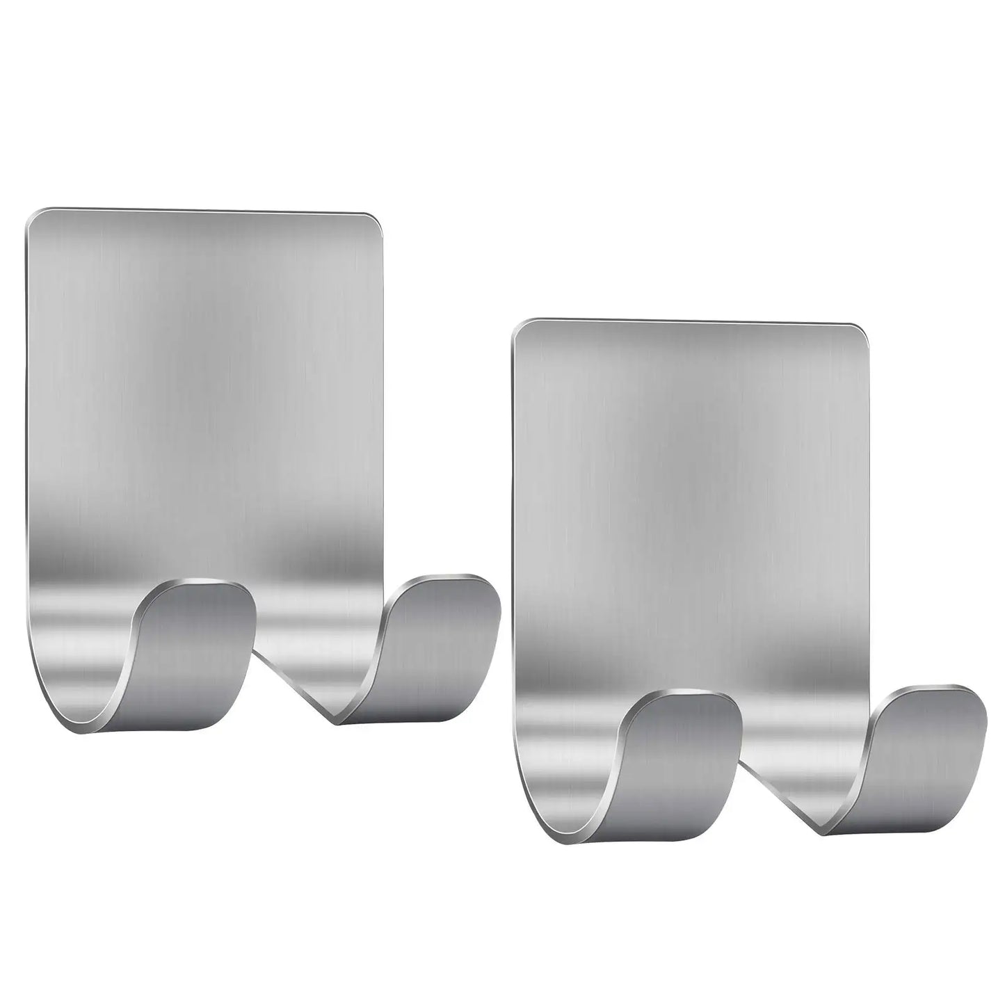 2pcs Stainless Steel Razor Holder – Wall Shaver Stand & Bathroom Organizer