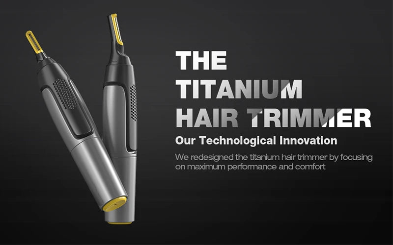 Electric Nose & Ear Hair Trimmer — Waterproof Portable Groomer