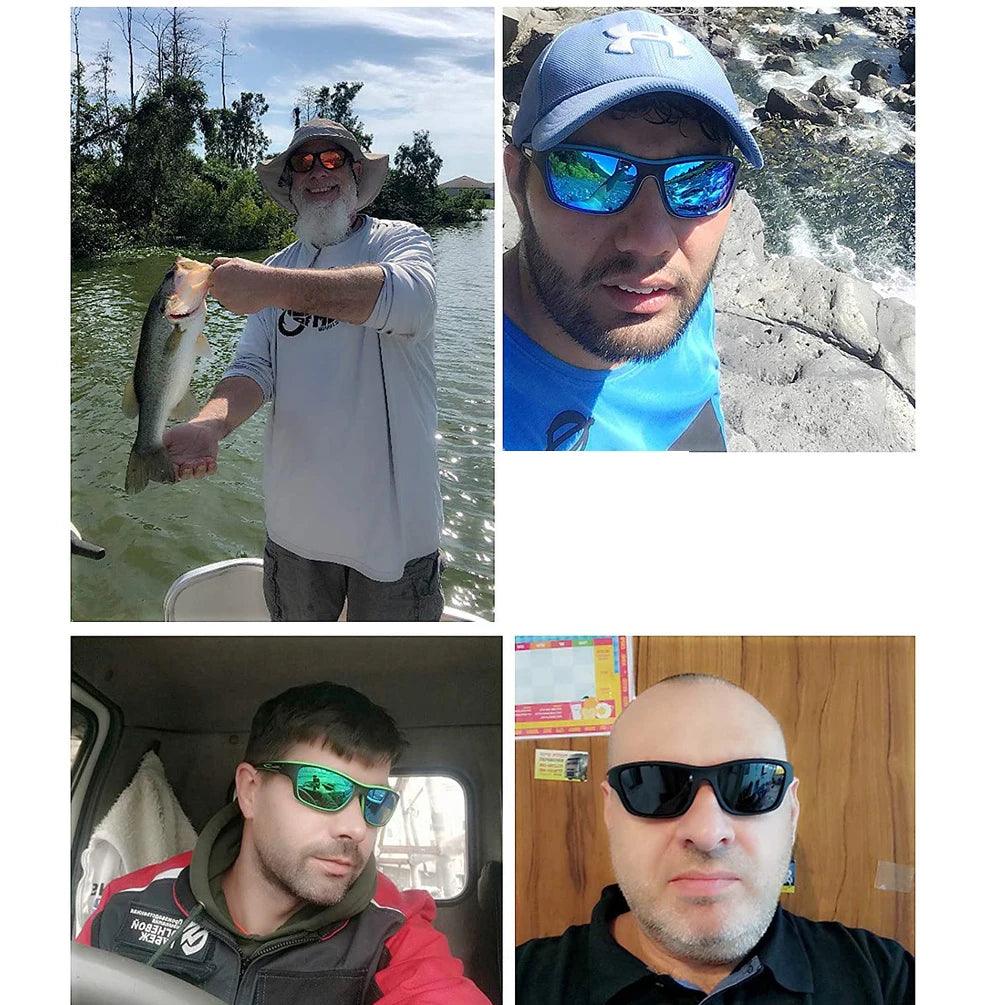Polarized UV400 Sport Sunglasses – Fishing & Driving