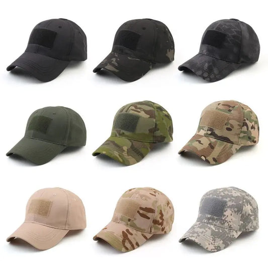 Outdoor Camouflage Baseball Hat — Curved Brim
