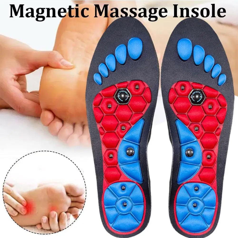 High-End Acupressure Foot Insoles — Orthopedic Gel Magnetic Inserts