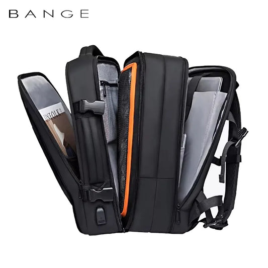 BANGE Expandable Men’s Laptop Backpack — Waterproof 17.3"