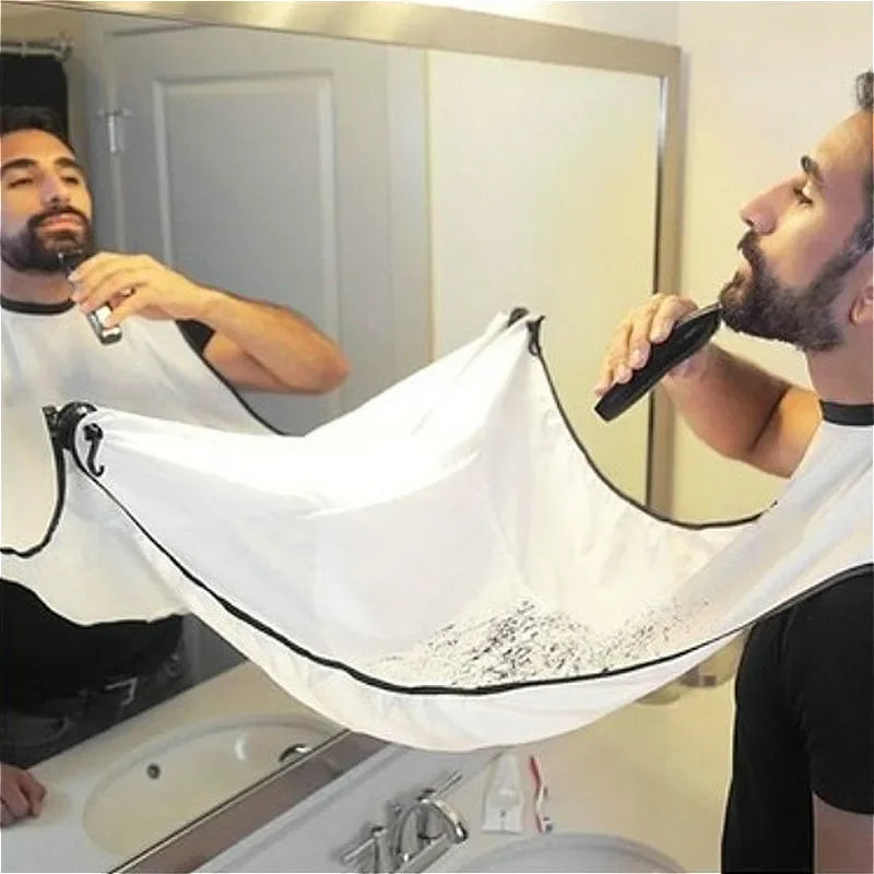 Beard Catcher Apron – Mantieni il Bagno Pulito Durante la Rasatura