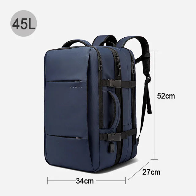 BANGE Expandable Men’s Laptop Backpack — Waterproof 17.3"
