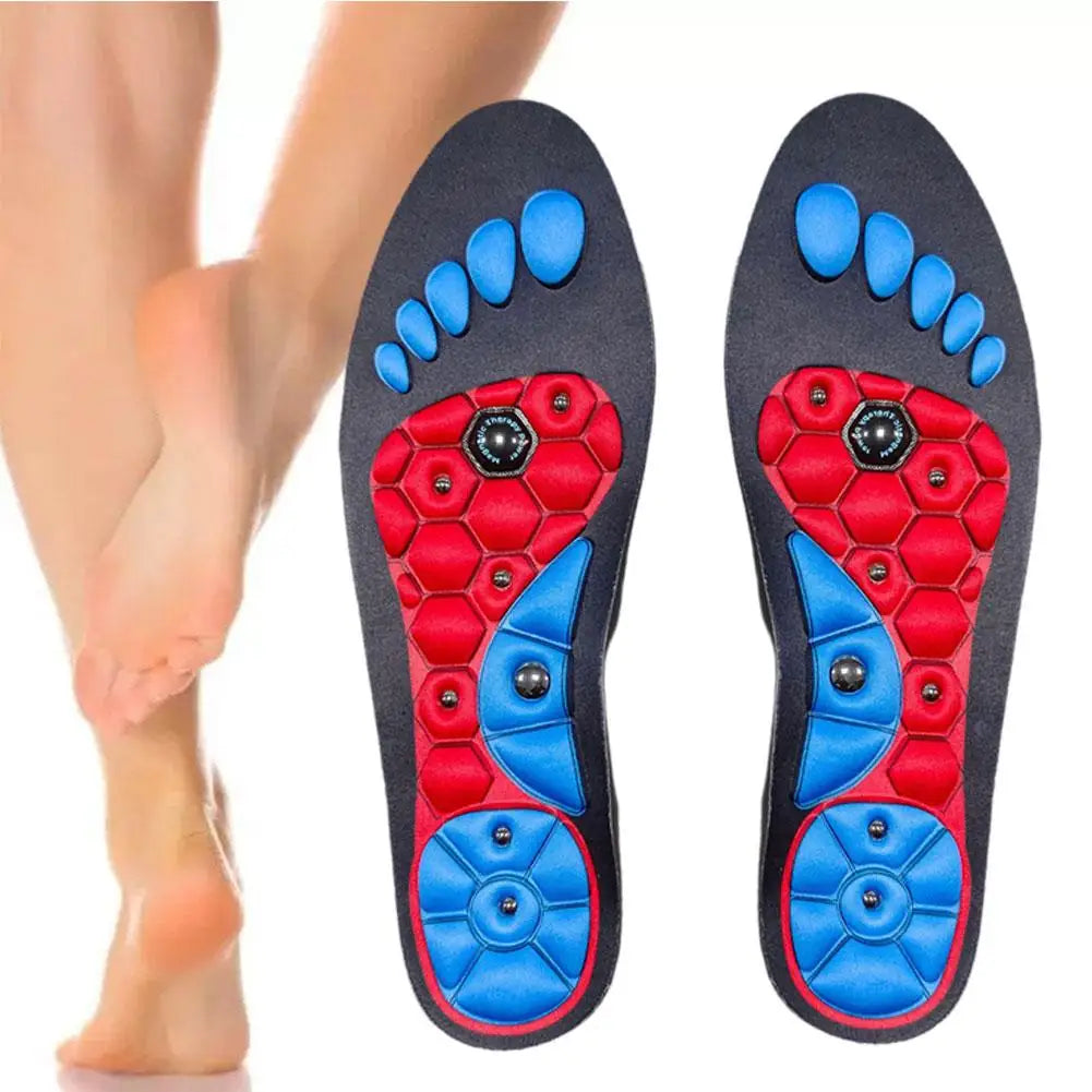 High-End Acupressure Foot Insoles — Orthopedic Gel Magnetic Inserts