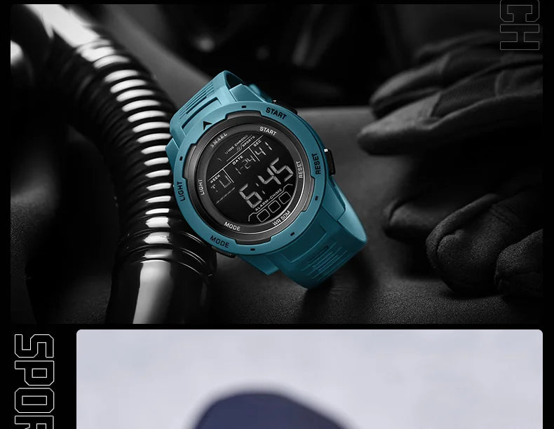 SMAEL 8105 Digital Sports Watch — Waterproof 50 m