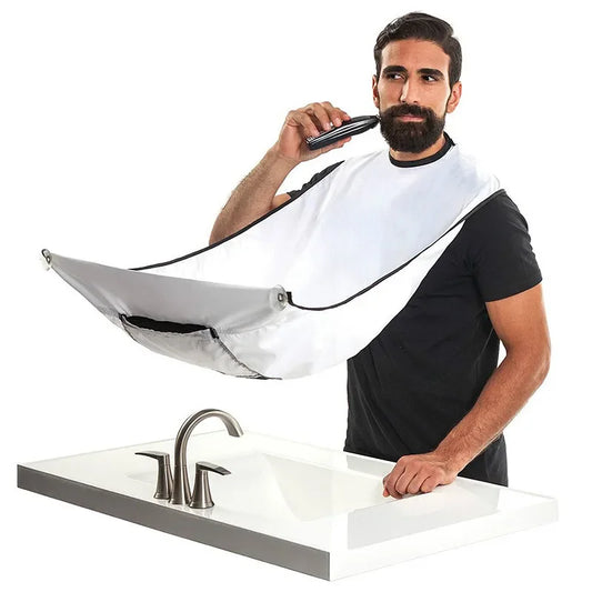 Beard Catcher Apron – Mantieni il Bagno Pulito Durante la Rasatura