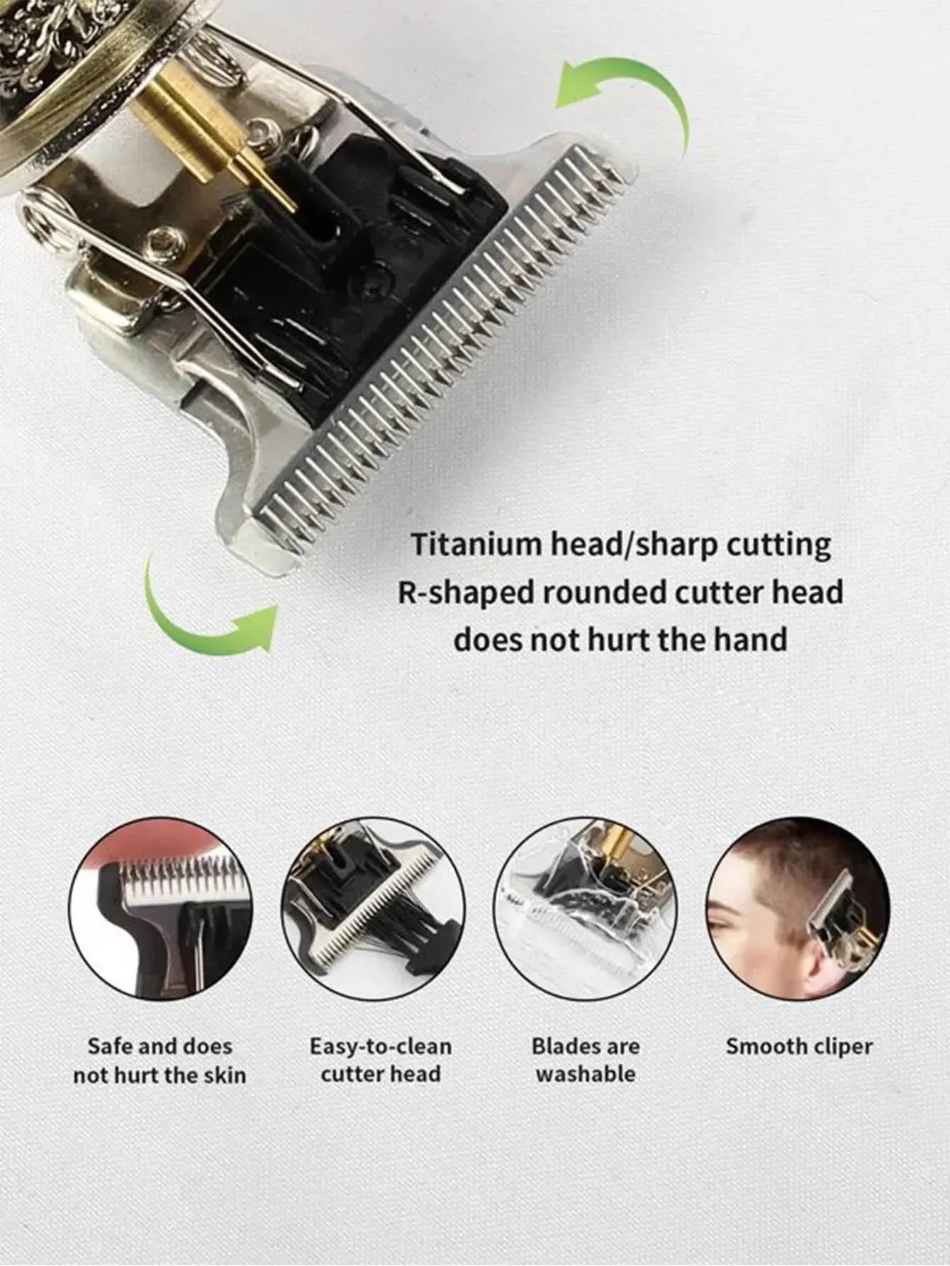 T9 LCD Electric Hair Clipper – Rechargeable Trimmer & Shaver for Men