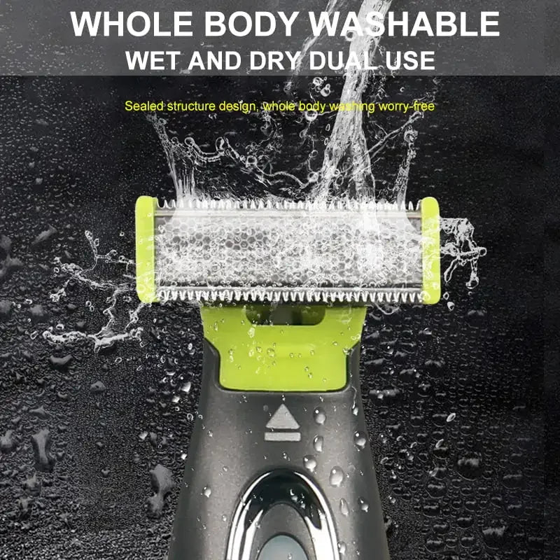 MLG Portable Electric Trimmer (T-Blade) – USB Rechargeable, Washable Head