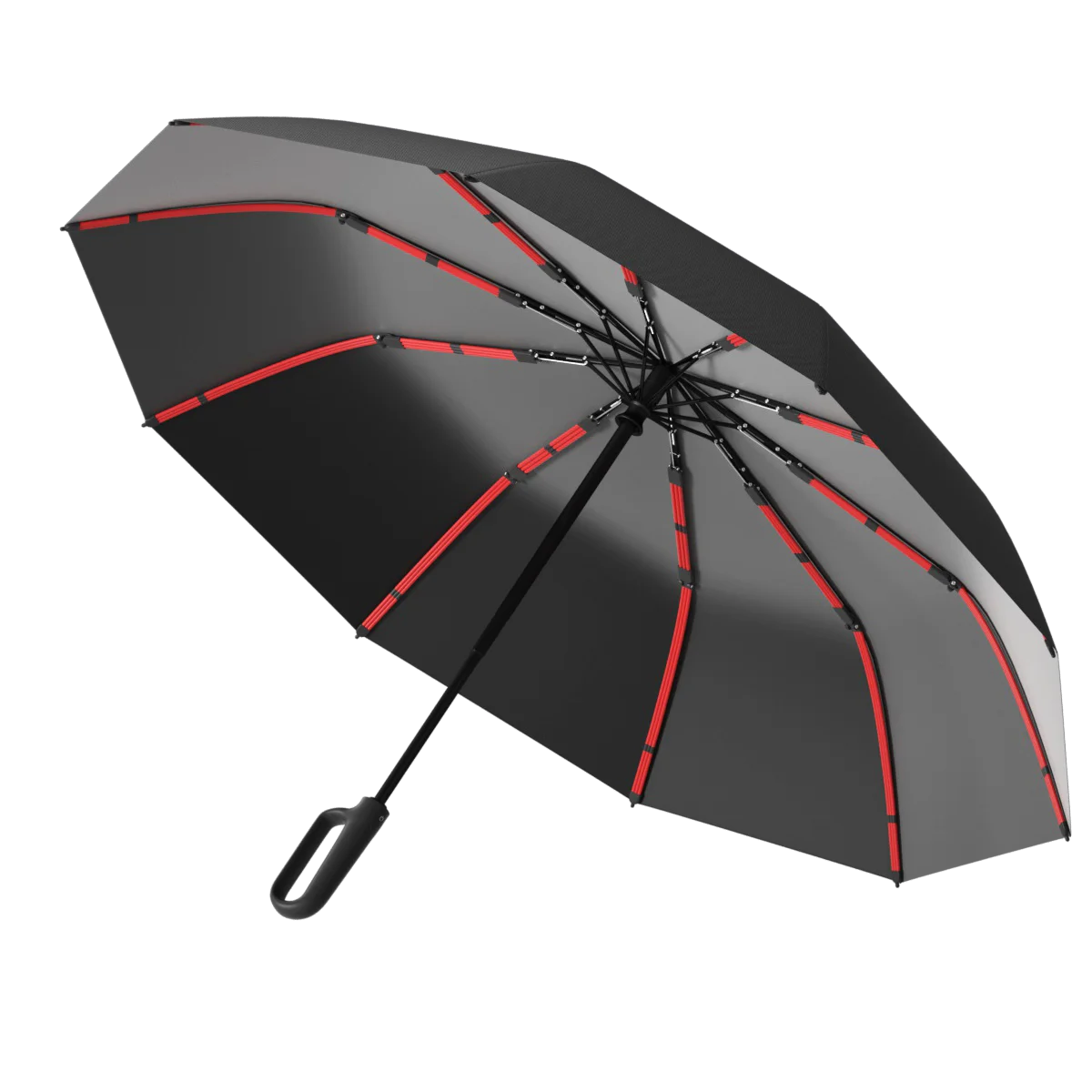 Compact Windproof Automatic Folding Umbrella – Double-Layer, One-Hand Open/Close