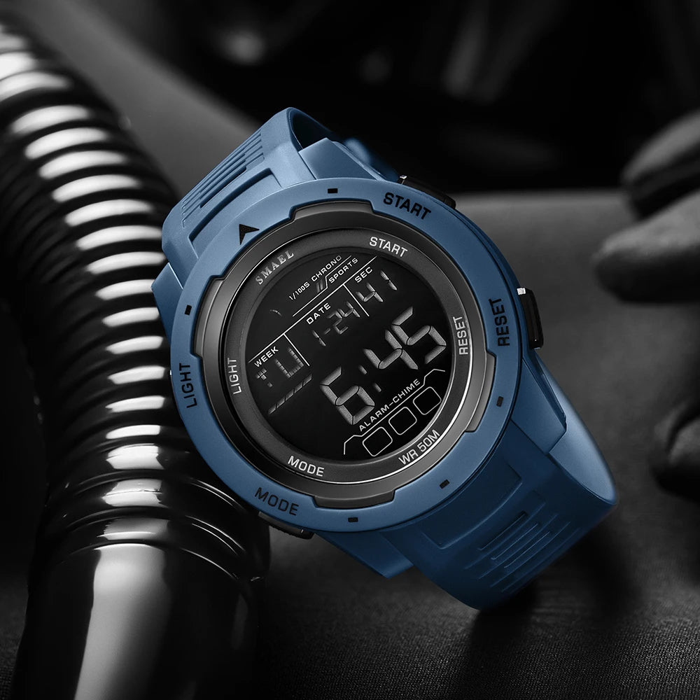 SMAEL 8105 Digital Sports Watch — Waterproof 50 m