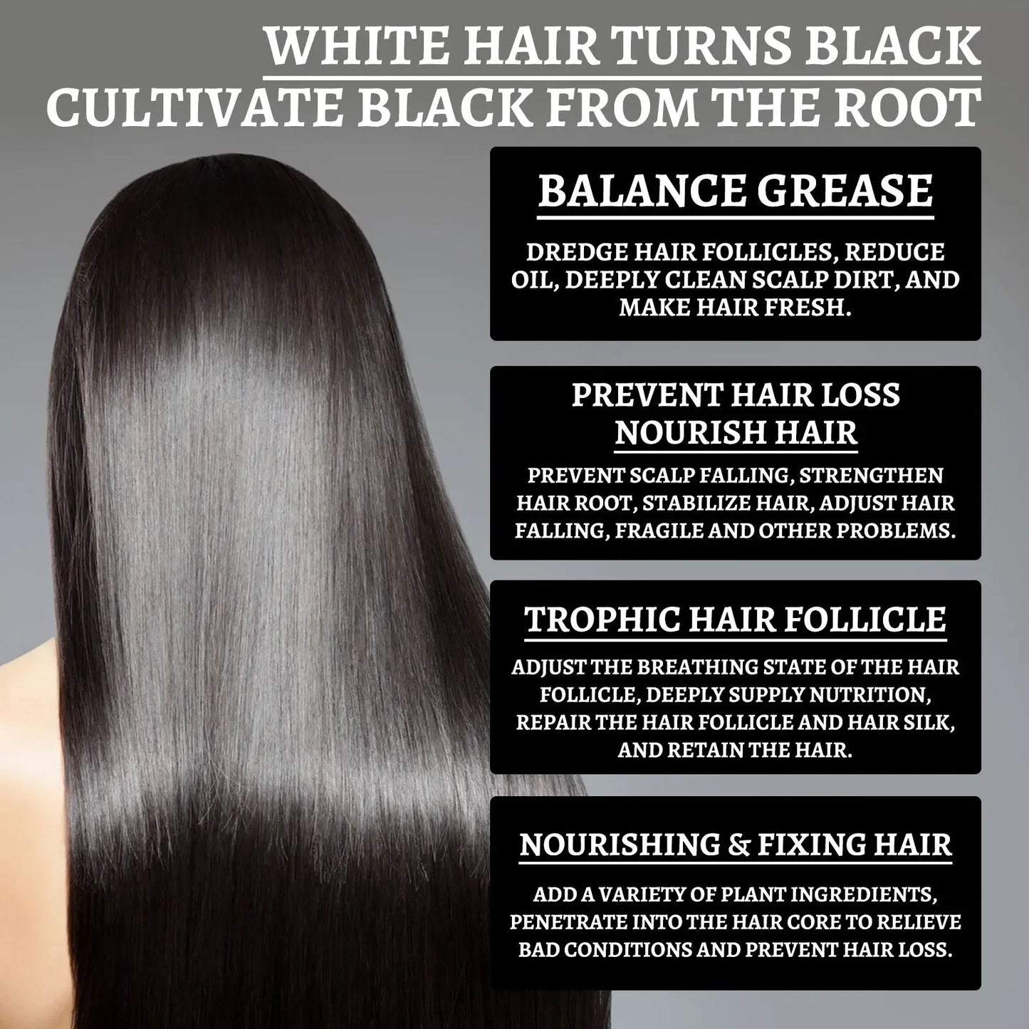 Gray to Natural Hair Serum — Anti-Loss Treatment for Men