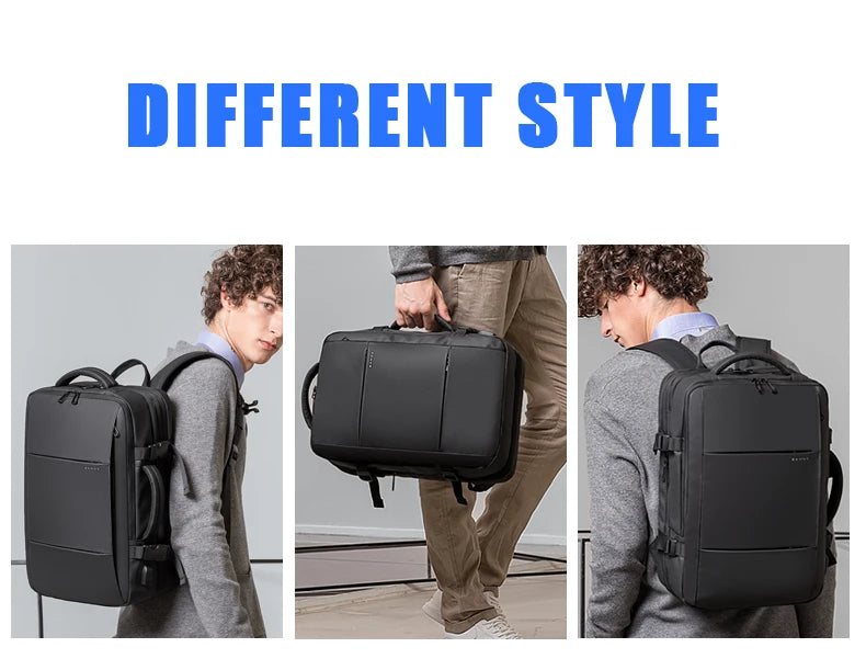 BANGE Expandable Men’s Laptop Backpack — Waterproof 17.3"