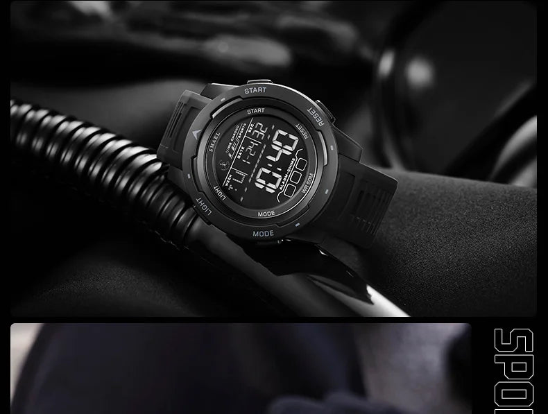 SMAEL 8105 Digital Sports Watch — Waterproof 50 m