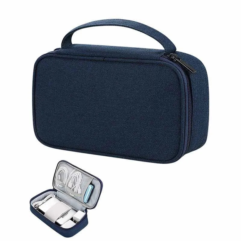 Portable Travel Cable & Digital Storage Organizer Bag