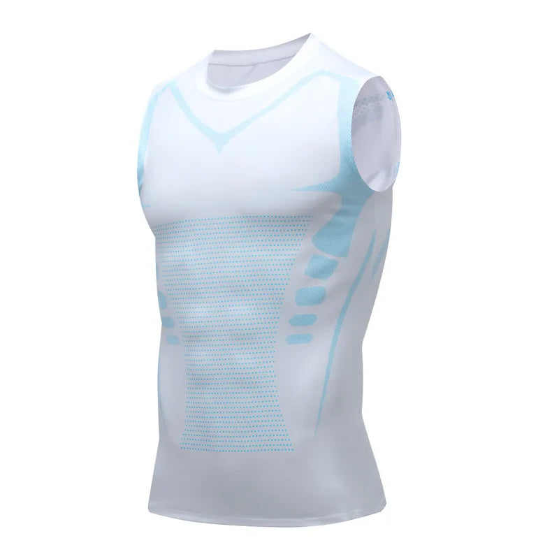 Men’s Quick-Dry Sleeveless Training Tank – “Ice Silk” Cool-Touch