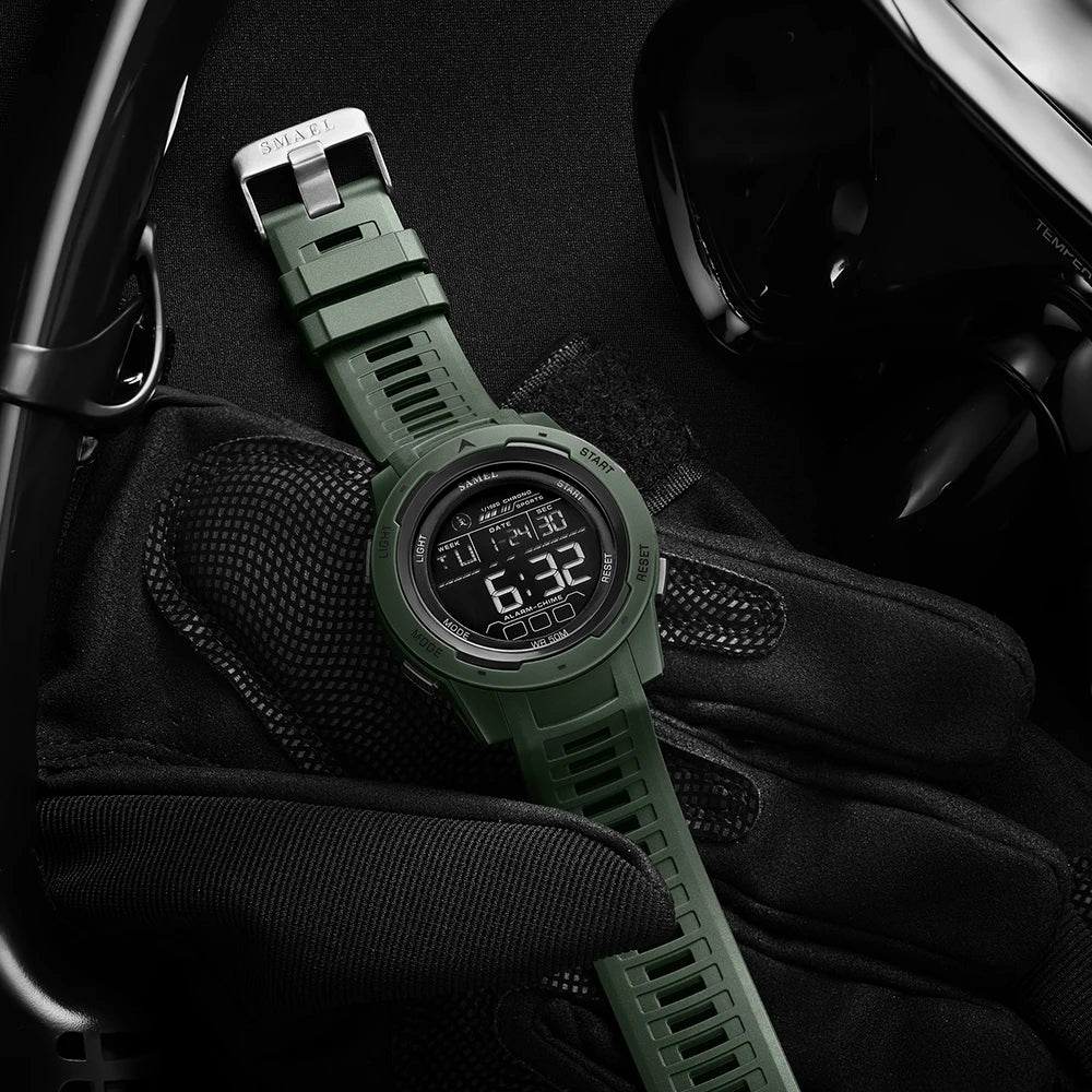 SMAEL 8105 Digital Sports Watch — Waterproof 50 m